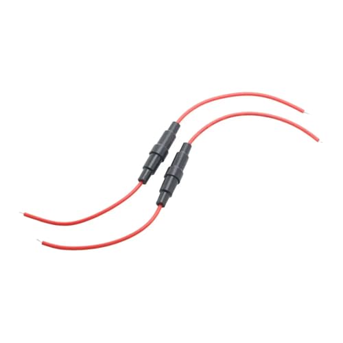 Porte-fusible en verre 5x20 mm évite surchauffe câble 22 AWG 7A