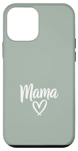 ���B���e�[�W�O���[�� - Mama Heart Elegant Script Motherhood �X�}�z�P�[�X iPhone 12 mini �p