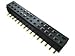 CLM-104-02-F-D,1.00 mm Tiger Claw Rugged Reliable Dual Wipe Micro Socket Strip (25 Items)