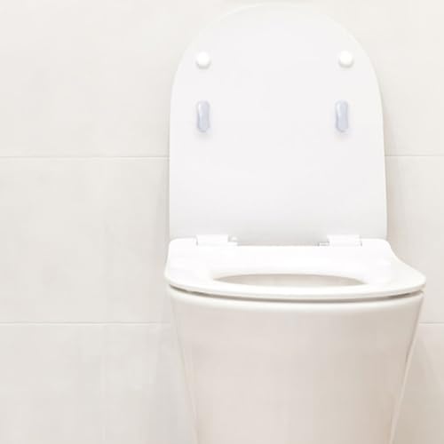 Almohadillas para Tapa de Inodoro de Silicona Transparente Adhesiva para Evitar Ruido de Golpes 6