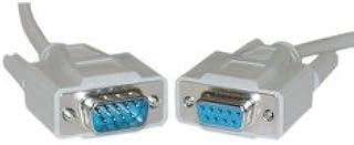 Aish Null Modem Cable DB9 Male to DB9 Female UL Rated 8 Conductor 10 Foot