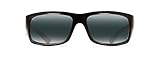Maui Jim Men's and Women's World Cup Polarized Wrap Sunglasses, Marlin/Neutral Grey, Large