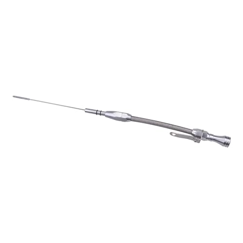 Jauge d'huile Chevy SB 350 327 383 flexible tressée acier inoxydable pare-feu