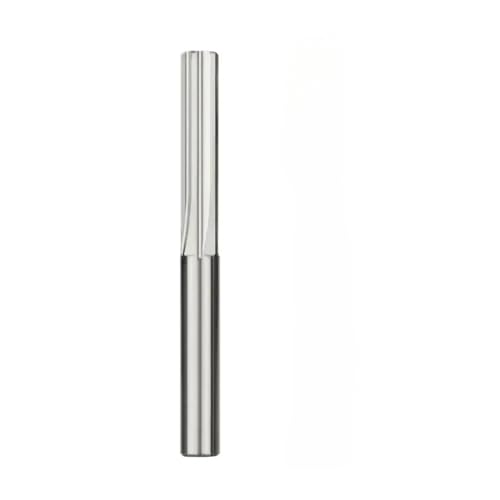 LOPAKACTAG 1mm to 4.5mm Carbide Machine Reamer Coated Straight Flute H7 Tolerance Chucking Hardened Steel Metal Cutter 6 CNC Tool(Straight Flute,2.2mm)