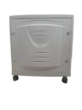 Shreya Battery Trolley Inverter Battery Trolley with Wheels for Dauble Battery Home Color White