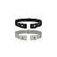 2 Pieces A|black+grey