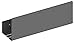 Produktbild Keuco Duschablage aus Aluminium, schwarz, abnehmbarer Korb, Handtuchhaken und Ablaufschlitze, 32x9x12cm, Wandmontage in der Dusche, Duschregal