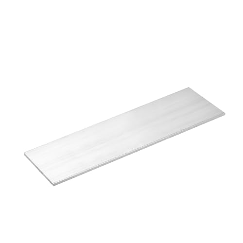 Image of uxcell Square Aluminum Flat Bar, 3 /16 inch Thick 3.1 inch Width 12 inch Length Square Aluminum Bar 6061 Aluminum Flat Plate, 4 x 80 x 305mm T6511 Solid New Mill Stock for Industrial Building