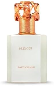 Swiss Arabian Musk 07 - Luxury Products From Dubai - Long Lasting And Addictive Personal EDP Spray Fragrance - A Seductive Signature Aroma - 1.7 Oz