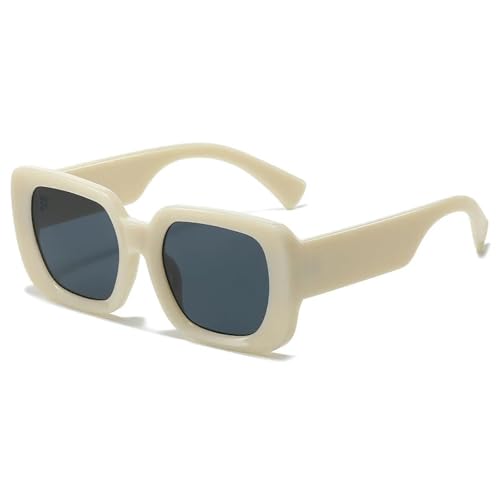 Lunettes de soleil pour femmes et hommes vintage UV400 verres punk populaires dégradés