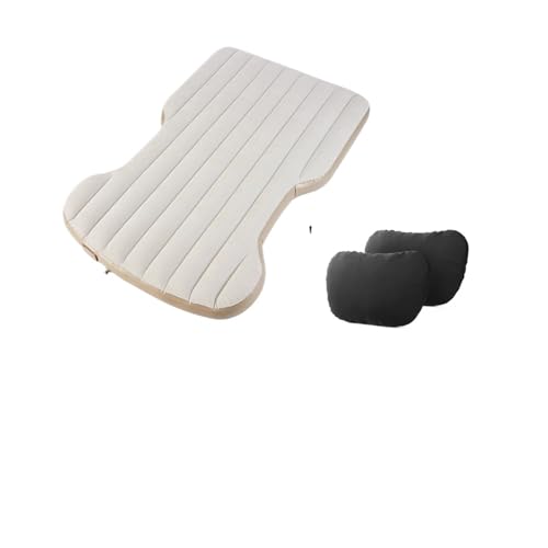 QLASDVUE Car Air Bed Fit for Tesla Model Y Juniper 2021-2025 Automobile Air Mattress Self-Inflating Travel Sleeping Bed for Car Inflatable Universal(ADD headrest Black)