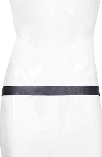 Men's 1.25 Inch Leather Metal Logo Keeper, Casual Belt for Everyday Wear3