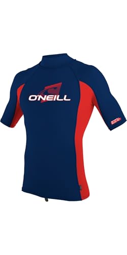 O'NEILL 2025 Enfants Premium Skins Gilet à Col Roulé à Manches Courtes 4520 - Marine/Red