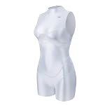LEOHEX – LEOHEX Damen Glänzender Bodysuit Upgrade Seidig Mockneck Mes