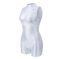 LEOHEX – LEOHEX Damen Glänzender Bodysuit Upgrade Seidig Mockneck Mes