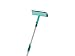 Produktbild Leifheit Fensterwischer Brush Window Cleaner Telescope 200 cm zum trockenen Abfegen, Fensterreiniger mit Gummilippe, Reinigungsbürste mit Teleskopstiel