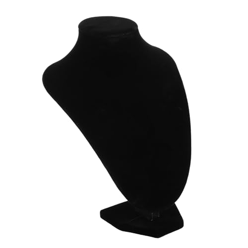 Housoutil Necklace Display Stand Jewelry Necklace Hanger Stand Necklace Display Hooks Necklace Bust Display Necklace Display Board Bracelet Display Stand Necklace Holder Stand Black Plastic