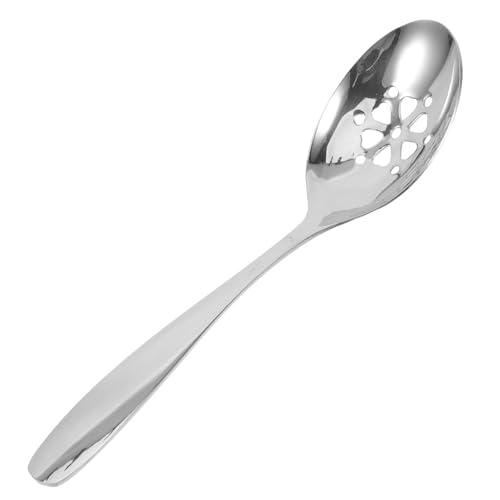 Alipis Cuillère à Fente Acier Inoxydable Épaissie Ustensile De Service Pour Buffet Et Salade Cuillère Service Cuisine