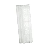 ABOOFAN Vorhang, Querbehang, zweifarbig, 100 x 200 cm, aus Tüll, Polyester, leicht, verschleißfest, Fliegengitter für Fenster, transparent, für Schlafzimmer, Wohnzimmer, Badezimmer, moderne Dekoration