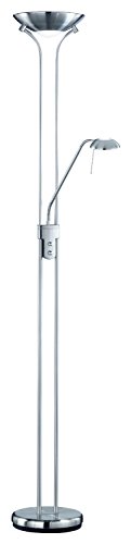 Trio-Leuchten 4329029-07 Lampadaire Halogène avec Lampe de Lecture Inclus 230 Watts