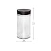 Kamenstein 5244227 Empty Jars With Black Cap, Set Of 12, 3-Ounce