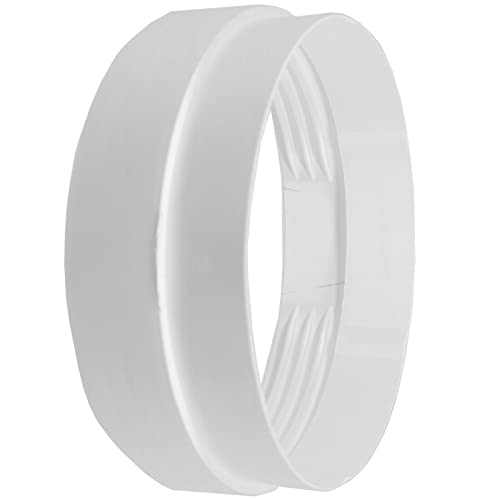 SPARES2GO Adapter für Klimaanlagen-Entlüftungsschlauch, 150 mm, Gewindekanal, Auslassring