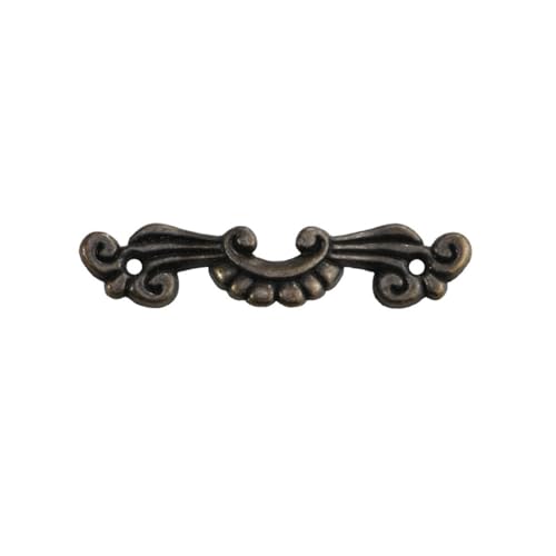 ZAANHA 2.2-inch Length Carving Style Drop Pulls Small Antique Bail Handles Zinc Alloy Hardware for Doors Furnitures Woodboxes