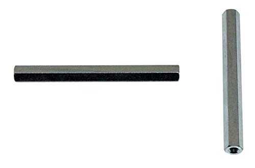 SN-TEC Distanzmutter/Langmutter/Distanzbolzen 6-kant M8 x 100mm verzinkt (10 Stück)