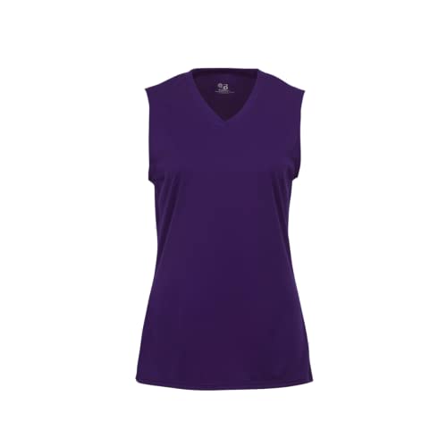 Badger Sports B-Core Ladies' Sleeveless Tee Purple Medium