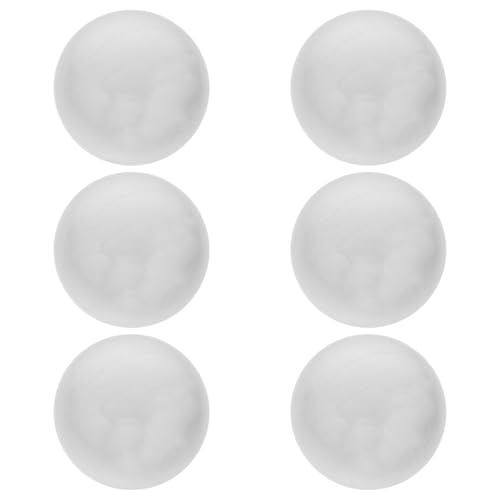 TOYANDONA 6 Piezas Bola Decorativa de Acero Inoxidable Esfera Hueca Pulida Espejo para Jardín y Terraza Bola Reflectante Portátil para Decoración Familiar y Fotografía