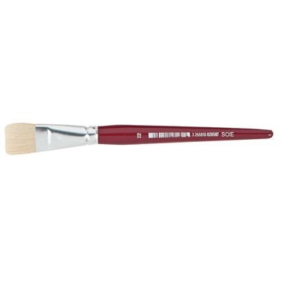 Brosses plates en soie n°22 Lot de 10