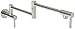 Newport Brass 9485 East Linear Double Handle Wall Mounted Pot Filler Faucet, Polished Nickel