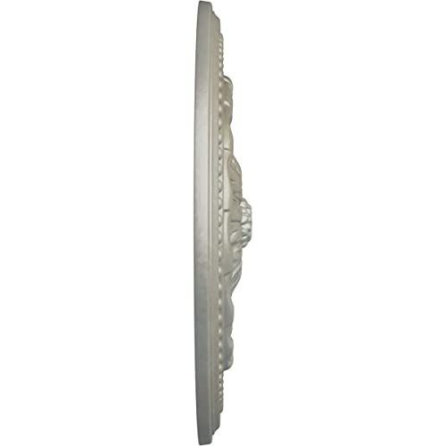 Image of 15 3 /4 inchOD x 1 7 /8 inchP Chester Ceiling Medallion (Fits Canopies up to 2 1 /4 inch), Hand-Painted Flash Gold