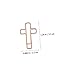 SEWACC 40Pcs Cross Shape Bible Paper Clips Memo Clamps for Office School Unique Design with Finish for Organizing Documents Crafting