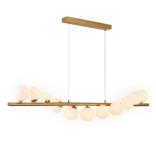 Lustre suspension LED réglable pour corriger le manque de lumière au salon