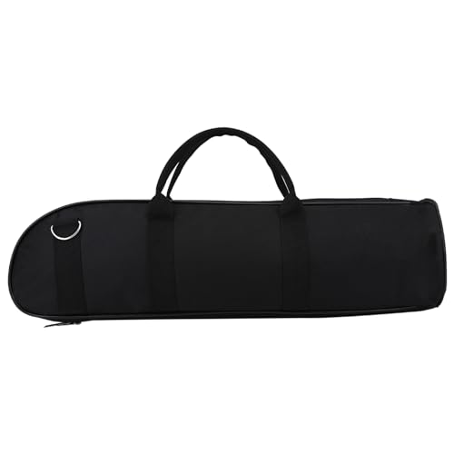 LADE Oxford Cloth Thicken Trumpet Bag with Shoulder Belt for Musicians (Black)