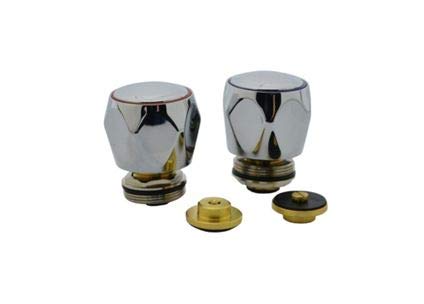 4TRADE Plumbing Accessories Tap Conversion Kit 3/4" Replacement Heads for Bath Taps