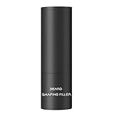 Ipetboom Bartfüllstift Schwarz mit Kleiner Bürste Sicherer Bart Concealer zum Verdichten und Formen Wasserfester Bartformer für Männer Einfach Aufzutragen Bartpflege Satz für Dichten