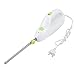 Couteau électrique, couteau à pain électrique de cuisine pour découper les viandes, pain, coupe-viande à rôtir automatique, lames doubles en acier inoxydable, blanc