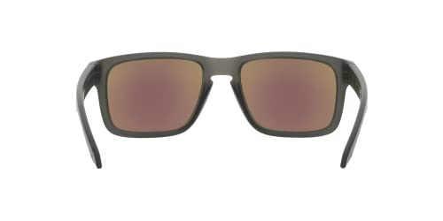 Oakley Man Sunglasses Matte Grey Smoke Frame, Prizm Sapphire Polarized Lenses, 57MM4