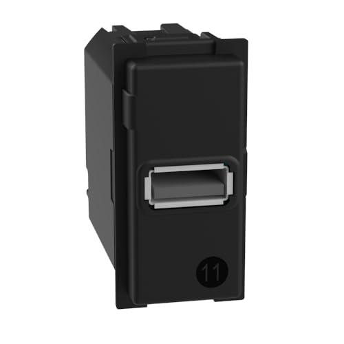 Chargeur USB Type A Bticino K4191A pour plaque Living Now 15W
