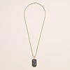 GAVU Men's Stainless Steel Necklace, Tag Necklace for Men 60cm #3