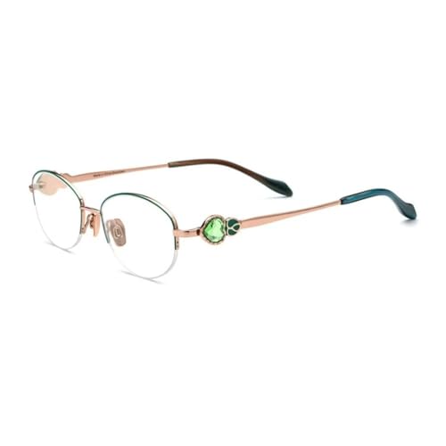 Monture de lunettes ovale classique MUTYNE pour le bureau et les sorties