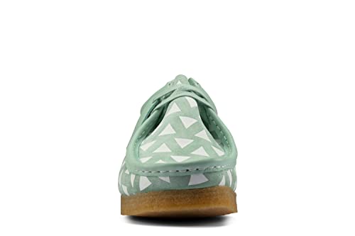 Clarks Men's Wallabee Shoes Made in Portugal Mint Suede US3