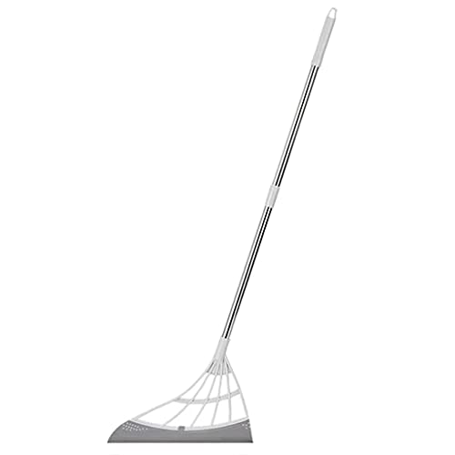 Yeahii Multifunction Magic Broom, 2-in-1 Sweeper,Easy Dry The Floor and Remove Dirt and Hair Remover, Liquid, Glass Wiper, Super Sweeper Broom for Living Room, Kitchen, Bathroom