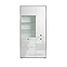 Produktbild trendteam smart living - Vitrine Schrank Wohnzimmerschrank - Wohnzimmer - Infinity - Aufbaumaß (BxHxT) 95 x 192 x 37 cm - Farbe Weiß - 195213501