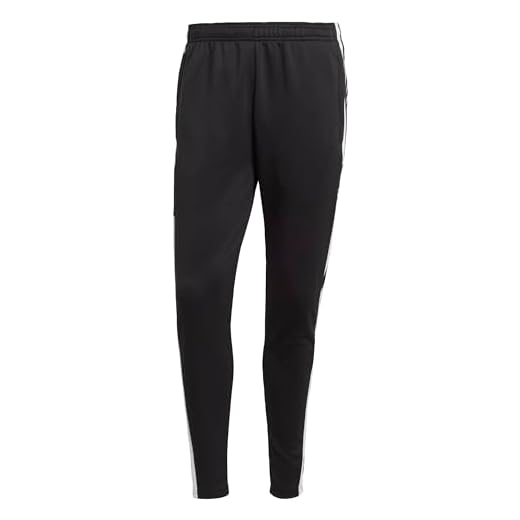 adidas SQ21 TR PNT Pants, Mens, Black/White, Medium