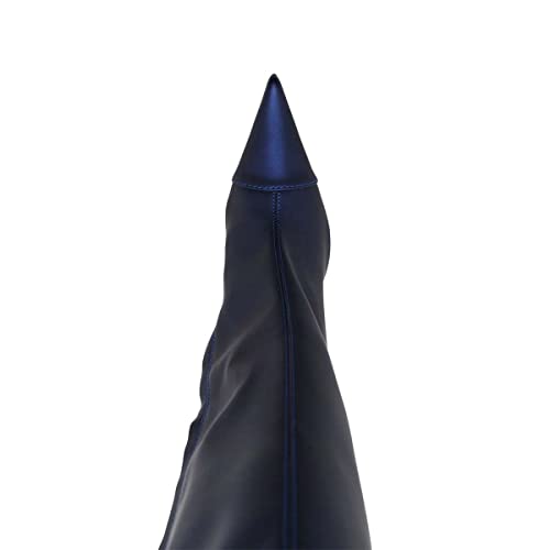 XYD Women's Stylish Knee High Boots Stretchy Pointed Cap Toe Side Zipper Stilettos High Heel Party Club Fashion Bootie Shoes3