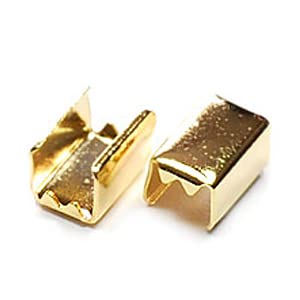 Amazon | アクセサリーパーツ 金具 ツメ付ひも留めゴム留め金具