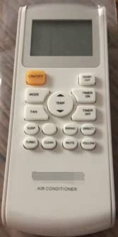 Remote Control for Senville SENA-36HF SENA-36HF-Z SENA-48HF SENA-18HF-MO SENA-30HF-MO SENA-48HF-Z SENA-12HF SENA-12HF-Z SENA-09HF SENA-09HF-Z SENA-30HFAir Conditioner